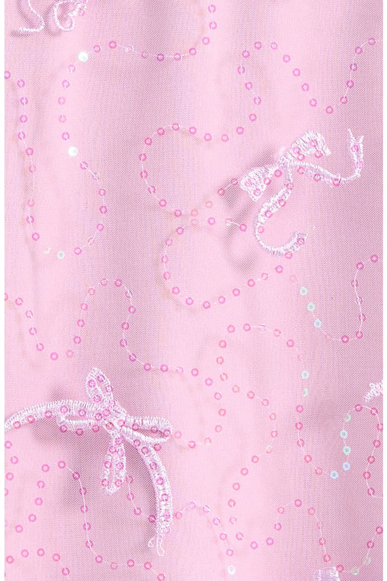Kids' Sequin Bow Tulle Bubble Dress, Alternate, color, IRIS