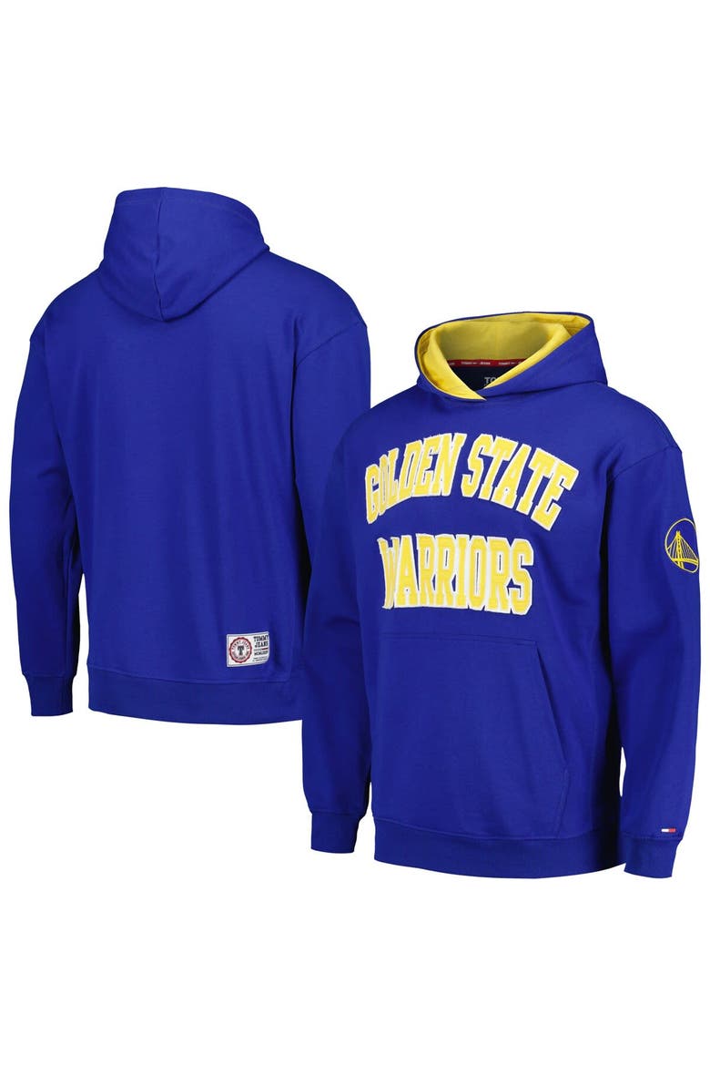 Men's Tommy Jeans Royal Golden State Warriors Greyson Pullover Hoodie, Main, color, Royal