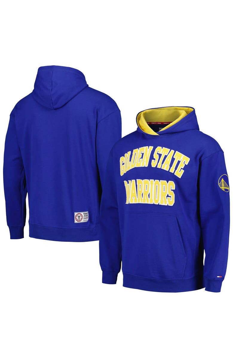 TOMMY JEANS Men's Tommy Jeans Royal Golden State Warriors Greyson Pullover Hoodie, Main, color, Royal