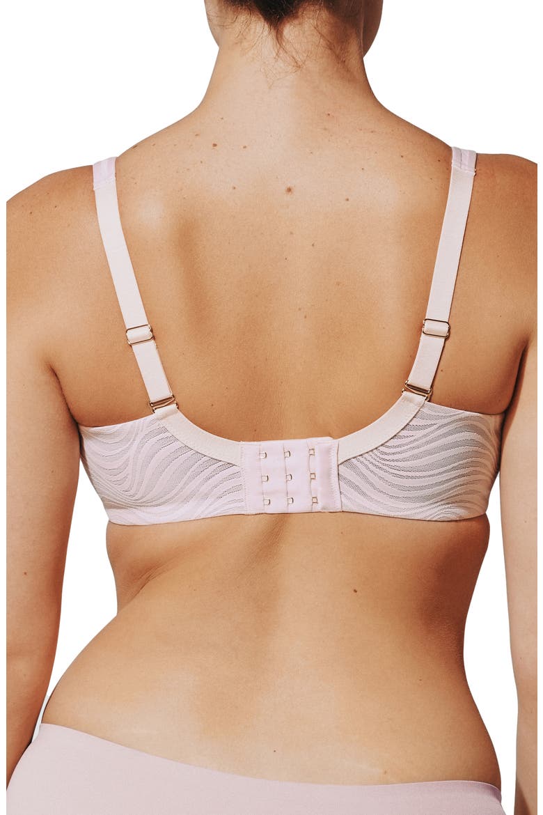 24/7® Classic Underwire Unlined Lace Minimizer Bra, Alternate, color, SOFT PINK