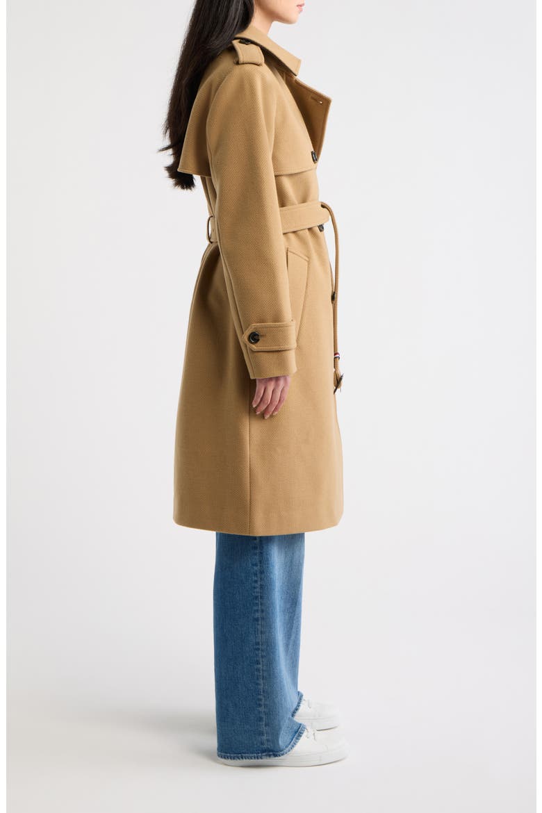 Belted Trench Coat, Alternate, color, CAMEL TWILL