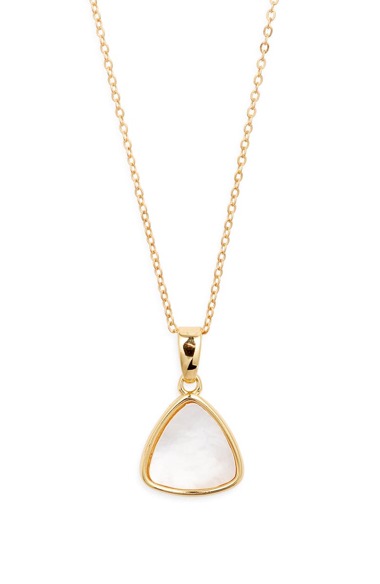 Set & Stones Wren Pendant Necklace, Main, color, Gold
