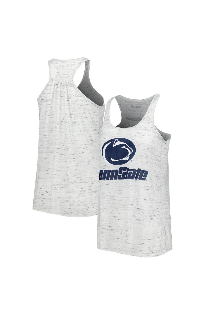 HOMEFIELD Women's Homefield Ash Penn State Nittany Lions Racerback Tank Top, Main, color,