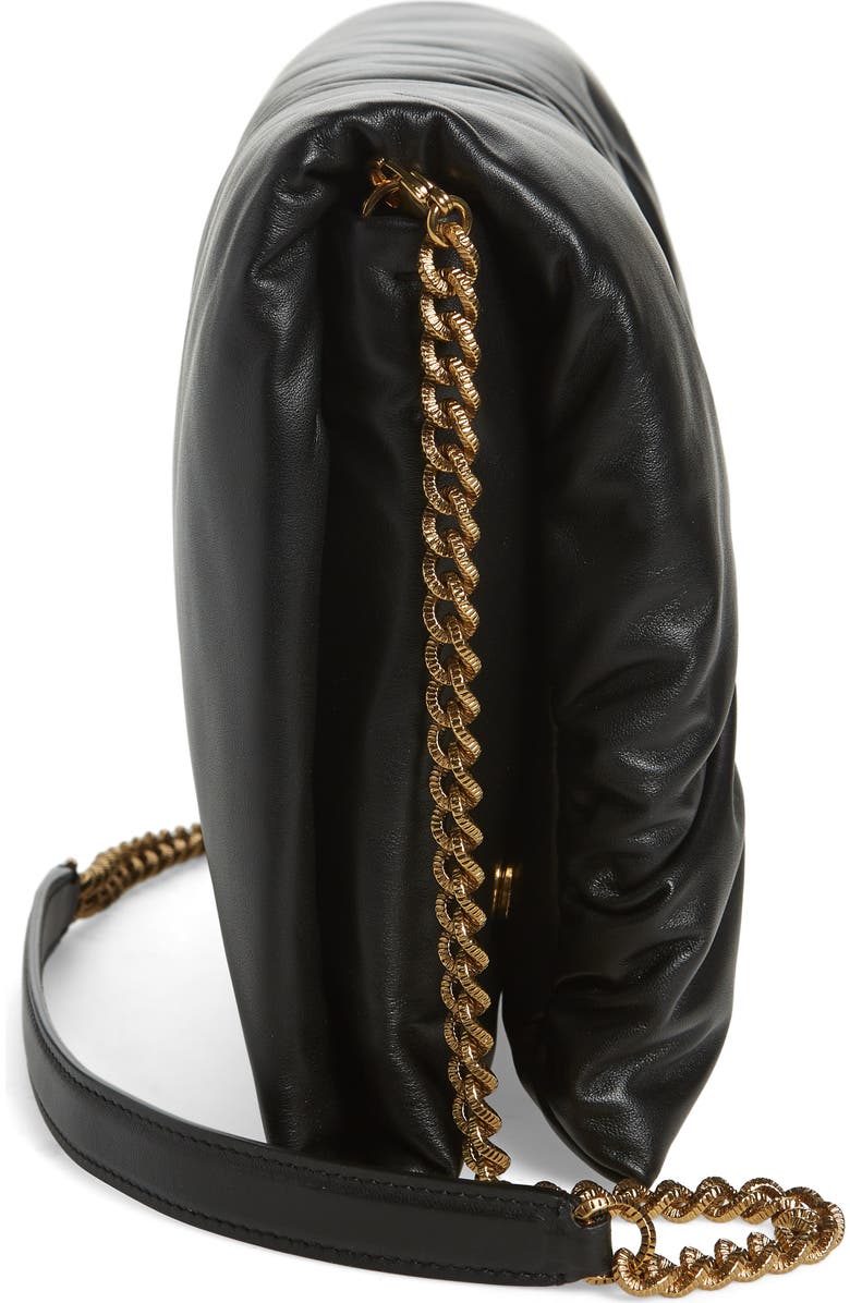 Dolce&Gabbana Devotion Logo Heart Puffy Leather Crossbody Bag, Alternate, color,