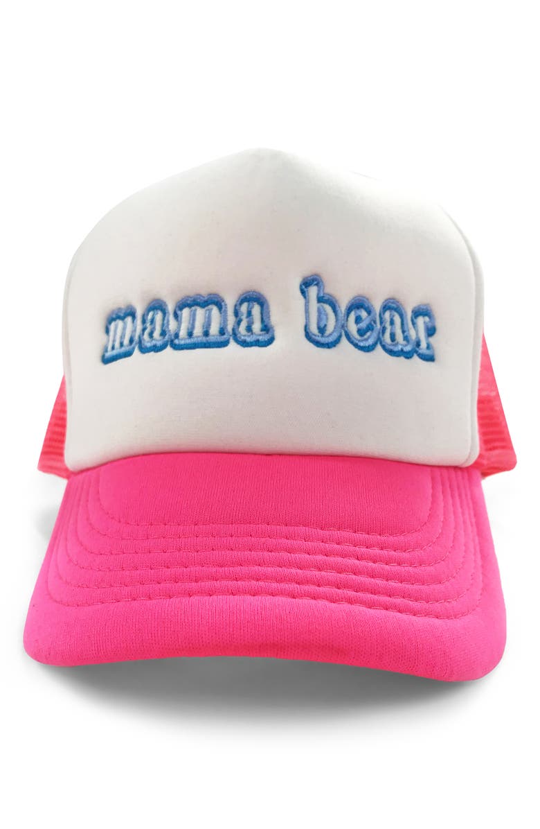 Bun Maternity Mama Bear Trucker Hat, Alternate, color, 