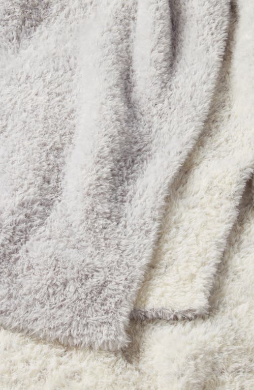 Nordstrom Reversible Eyelash Throw Blanket In Gray