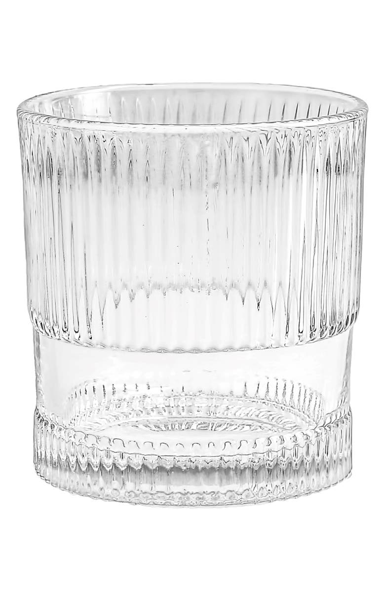 Fortessa Noho Set of 4 Double Old Fashioned Glasses, Main, color, Clear