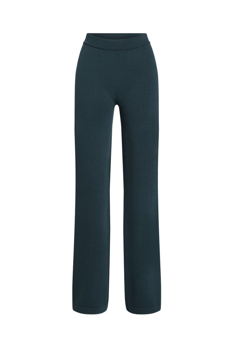Juliette Knit Pant, Alternate, color, Forest Green