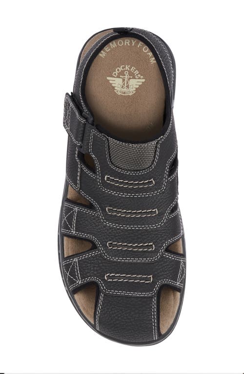 Dockers ® Searose Comfort Fisherman Sandal In Black