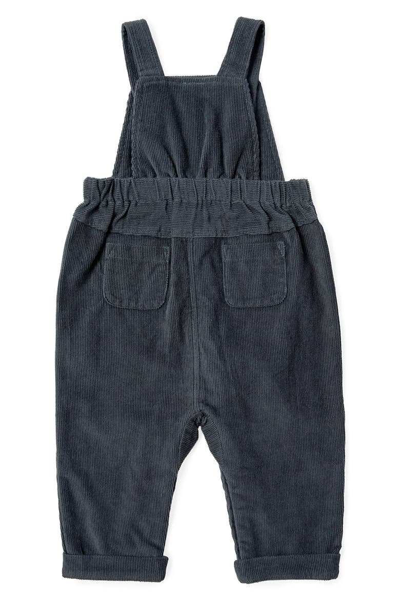 Organic Cotton Corduroy Overalls, Alternate, color, INK BLUE