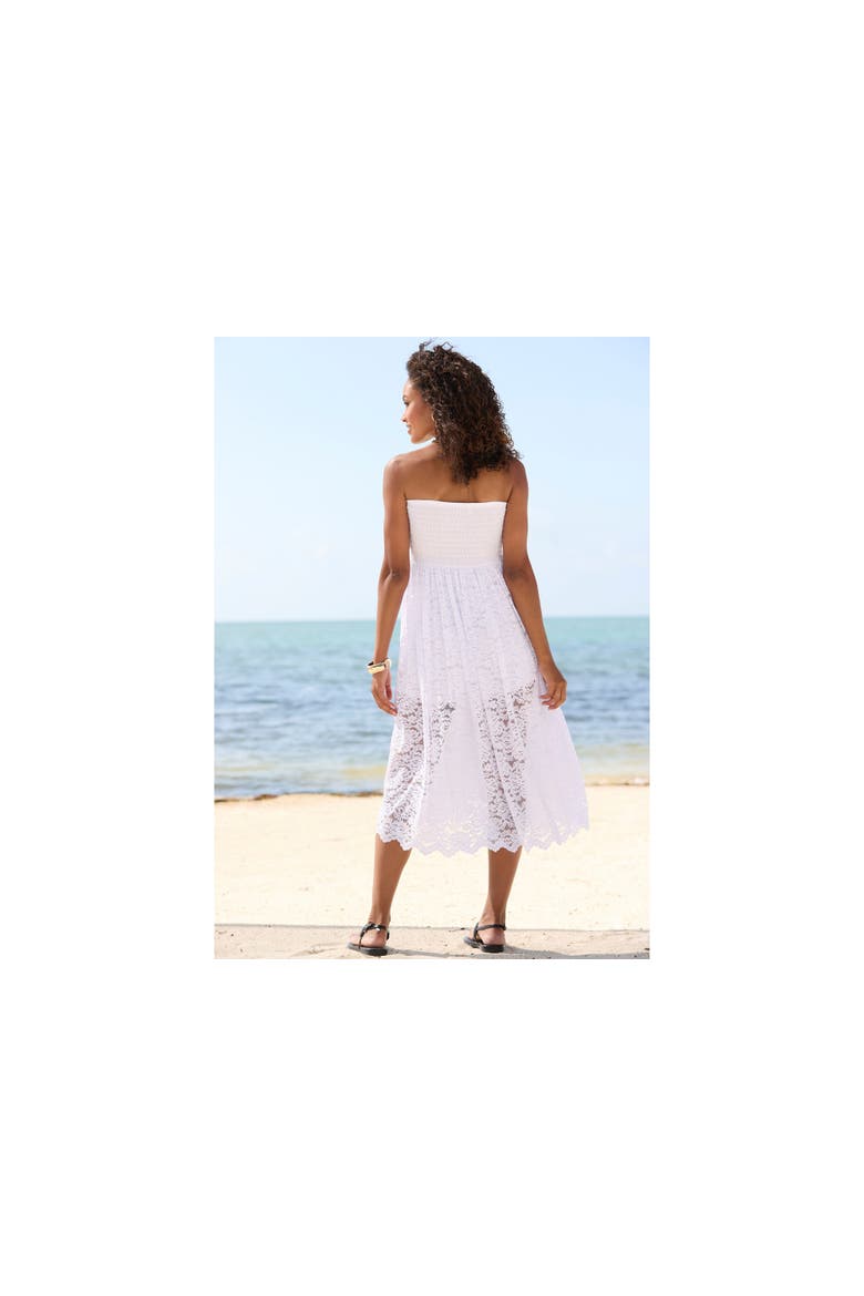 Convertible Lace Dress, Alternate, color, White