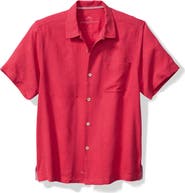 Tommy Bahama Tropic Isle Short Sleeve Button-Up Silk Camp Shirt
