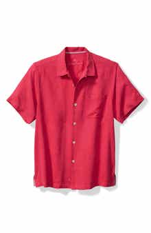 Tommy Bahama Tropic Isle Short Sleeve Button-Up Silk Camp Shirt