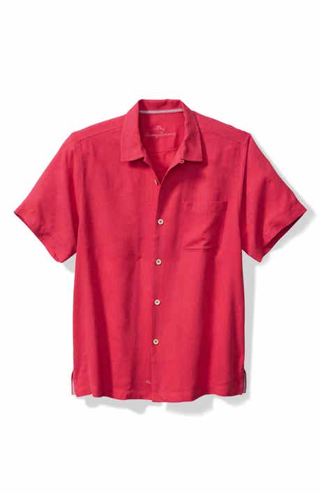 Tommy Bahama Tropic Isle Short Sleeve Button-Up Silk Camp Shirt