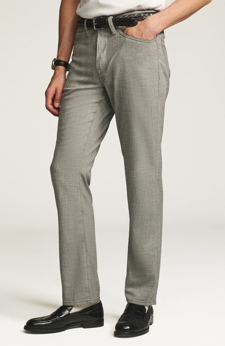 34 Heritage Charisma Relaxed Straight Leg Twill Pants, Main, color, Grey Cross Twill