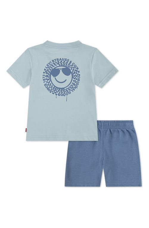 LEVI'S® LEVI'S® KIDS' SMILEY GRAPHIC T-SHIRT & SHORTS SET