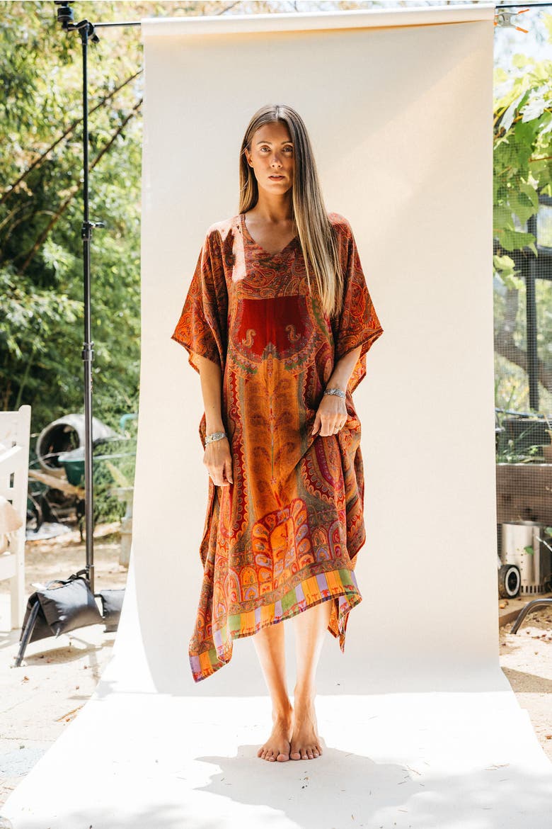 Long Caftan Deb, Alternate, color, Red