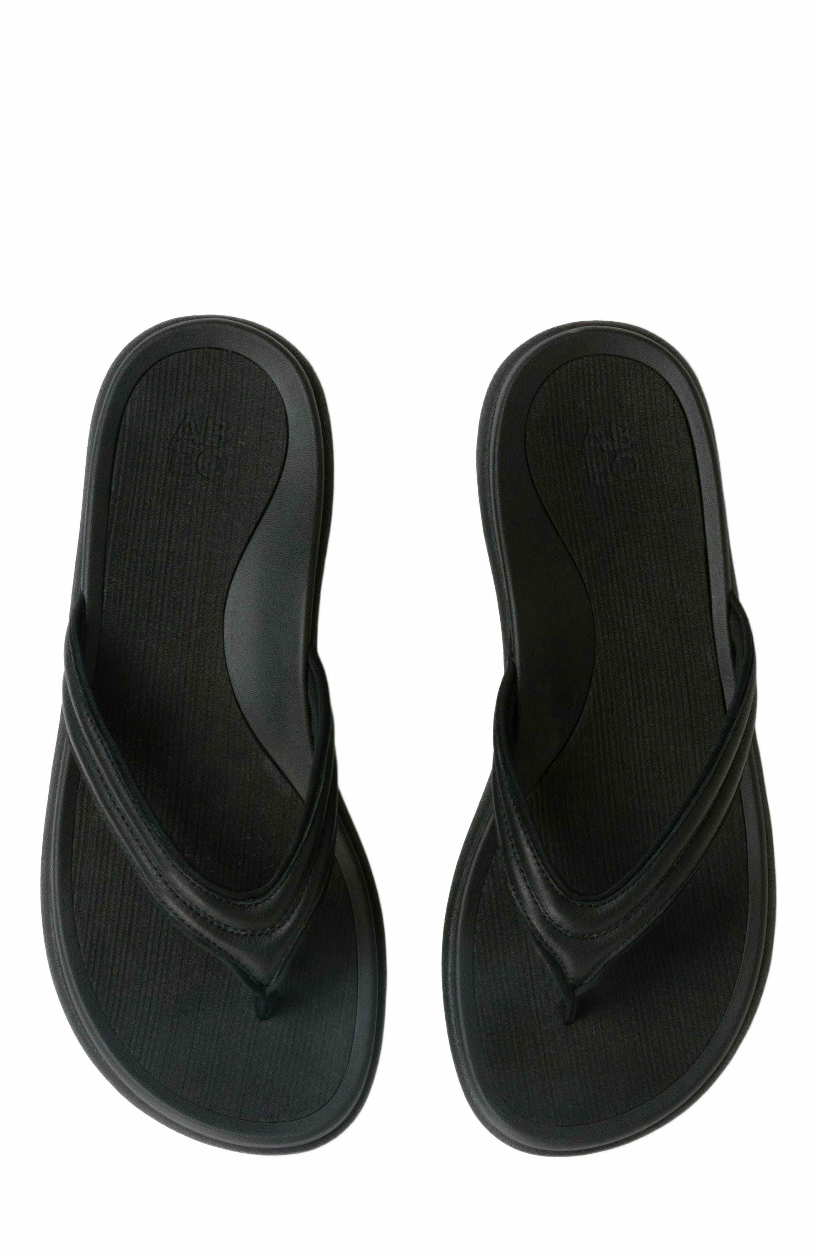 ABEO Laguna Thin Strap, Alternate, color, Black - Metatarsal