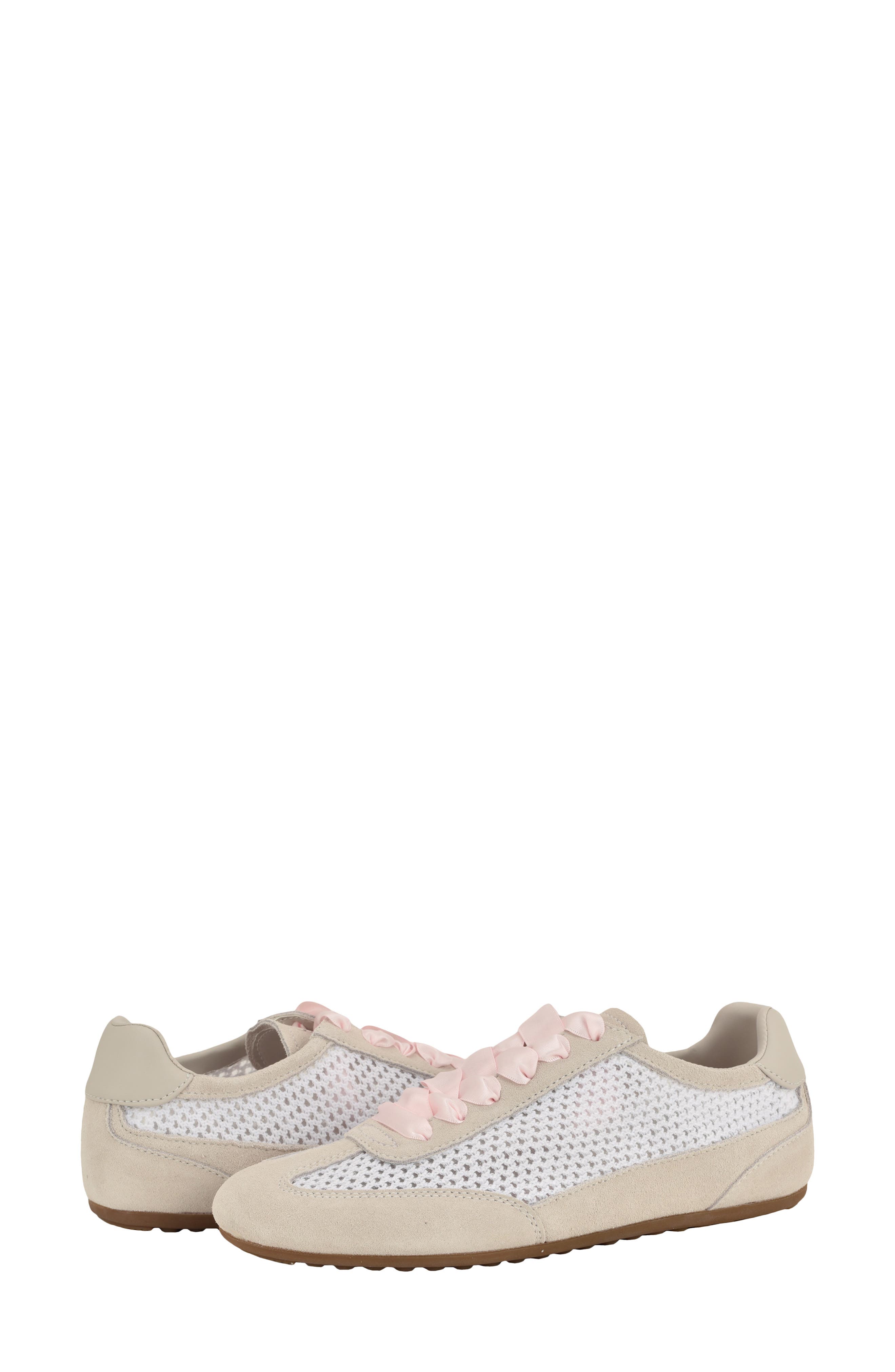GUESS Releve Mesh Sneaker, Alternate, color, White