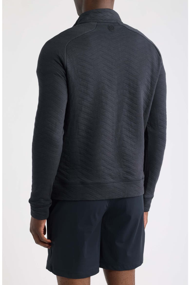 Dunes Quilted Quarter-Zip Pullover, Alternate, color, ONYX