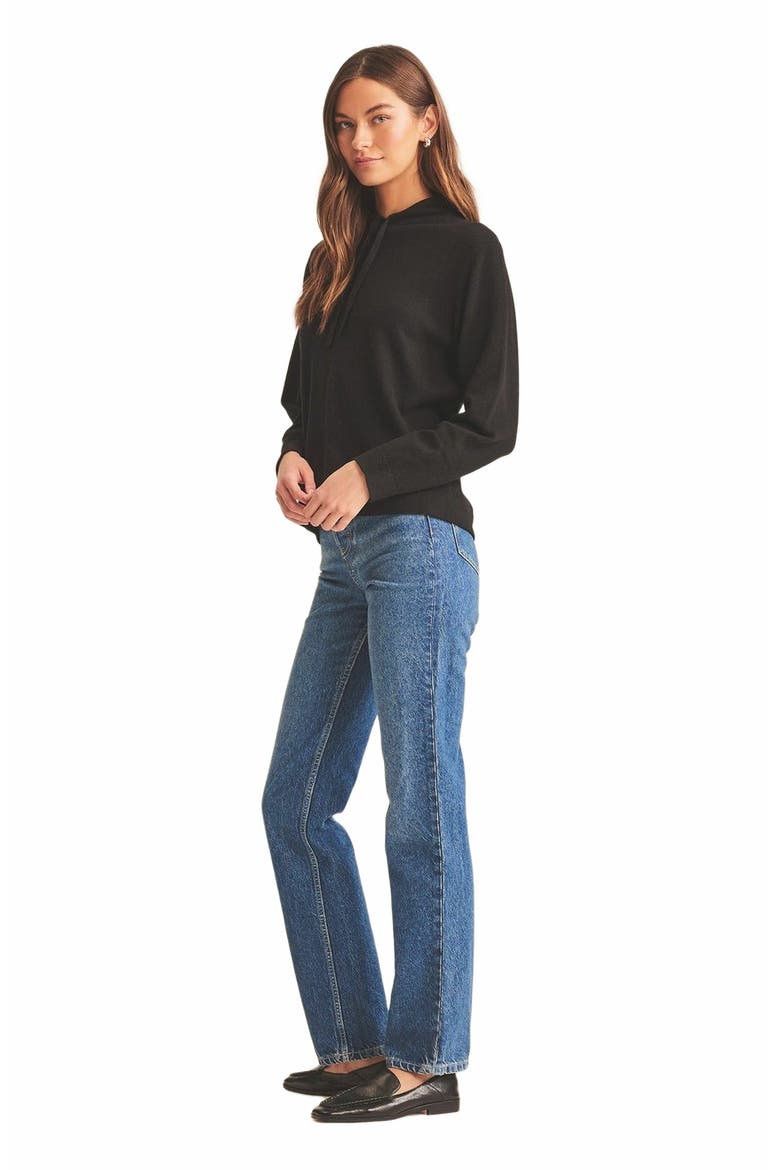 Off-Duty Cashmere Hoodie, Alternate, color, Black