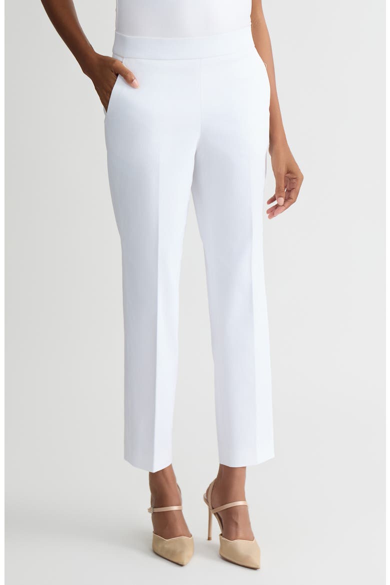 The Audrey Pull-On Straight Leg Pants, Main, color, VANILLA ICE
