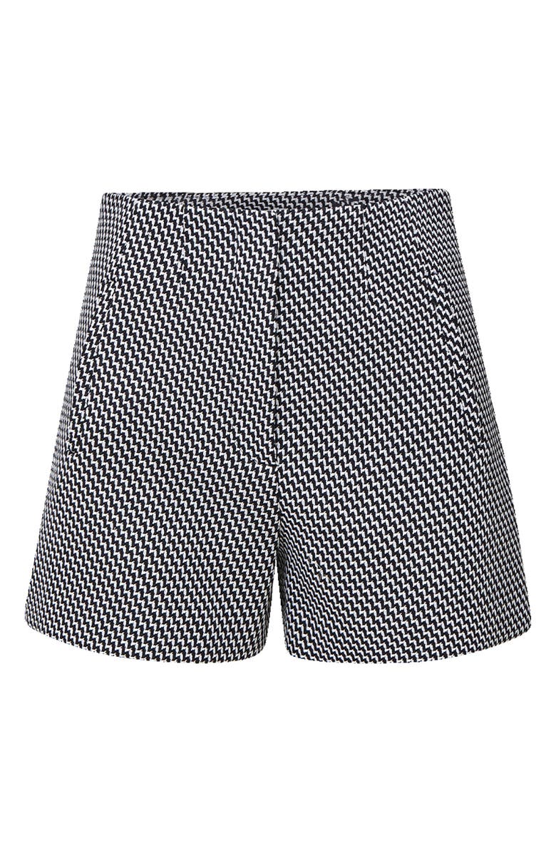 Veronica Beard Jazmin High Waist Shorts, Alternate, color, Navy Dove