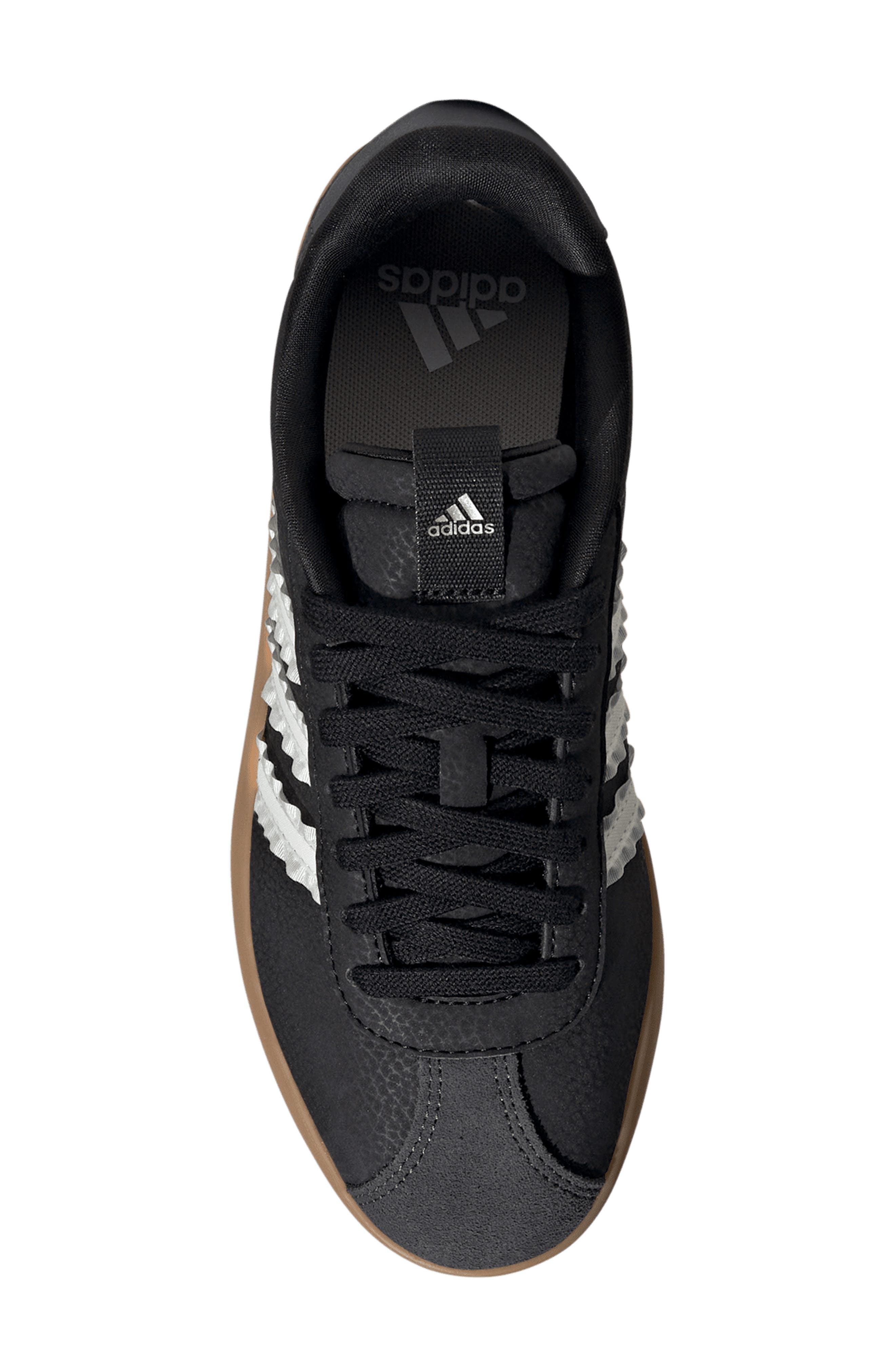 adidas VL Court 3.0 Sneaker, Alternate, color, Core Black/ White/ Cyber Met.