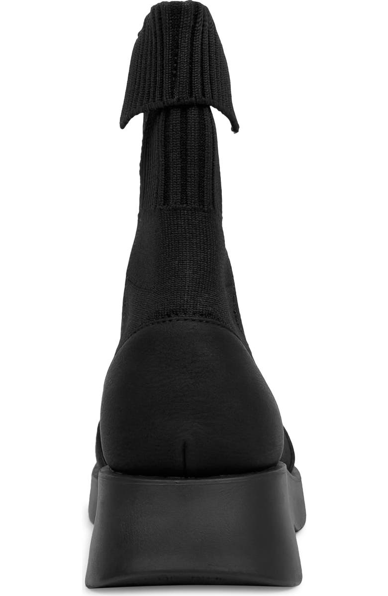 Aerosoles Flame Flatform Knit Bootie, Alternate, color, Black