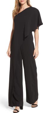 Adrianna Papell One-Shoulder Jumpsuit