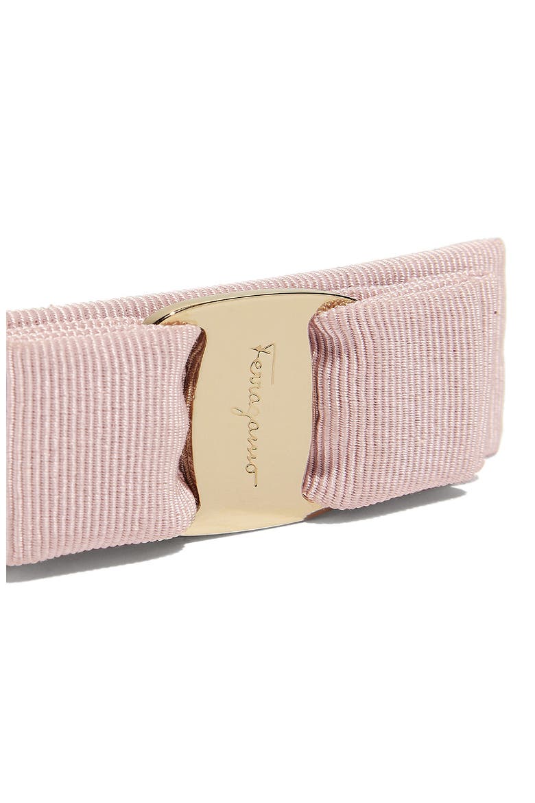 Salvatore Ferragamo Vara Bow Barrette, Alternate, color, MACARON/ GOLD