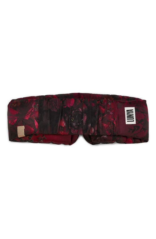 Lunya X Rosandich Floral Washable Silk Sleep Mask
