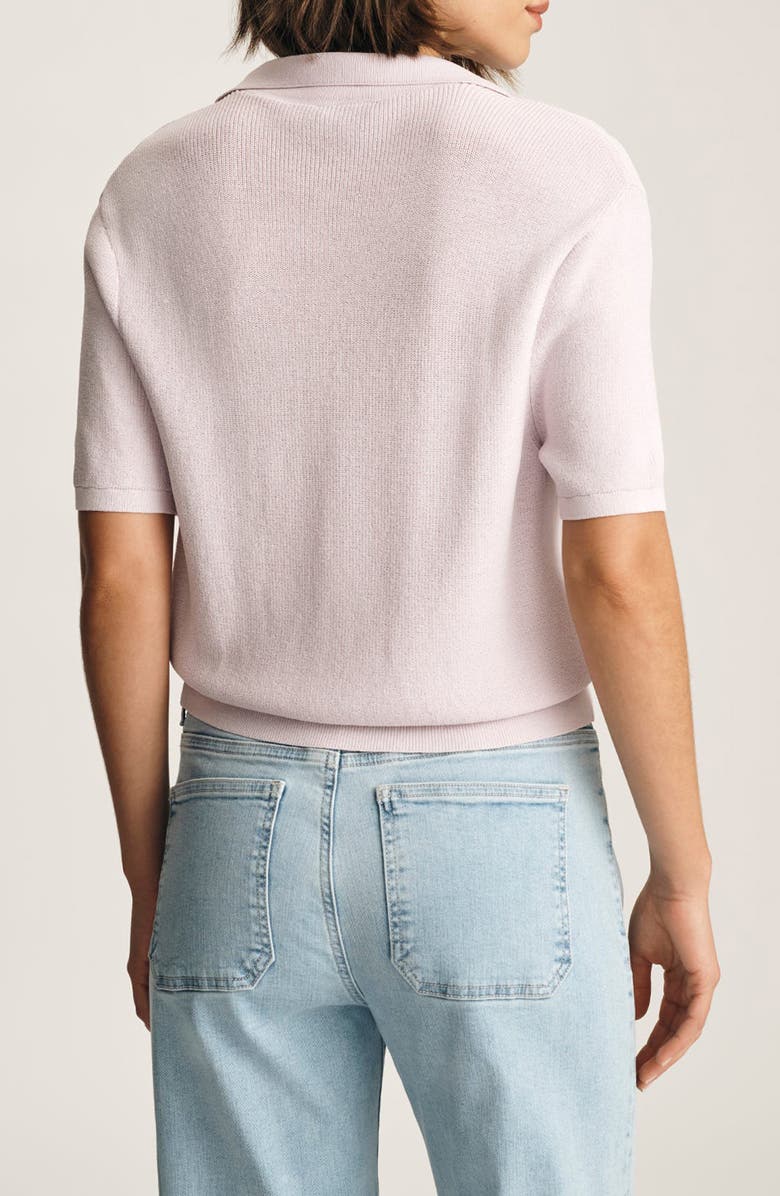 Mavi Jeans Rib Polo Sweater, Alternate, color, Orchid Hush