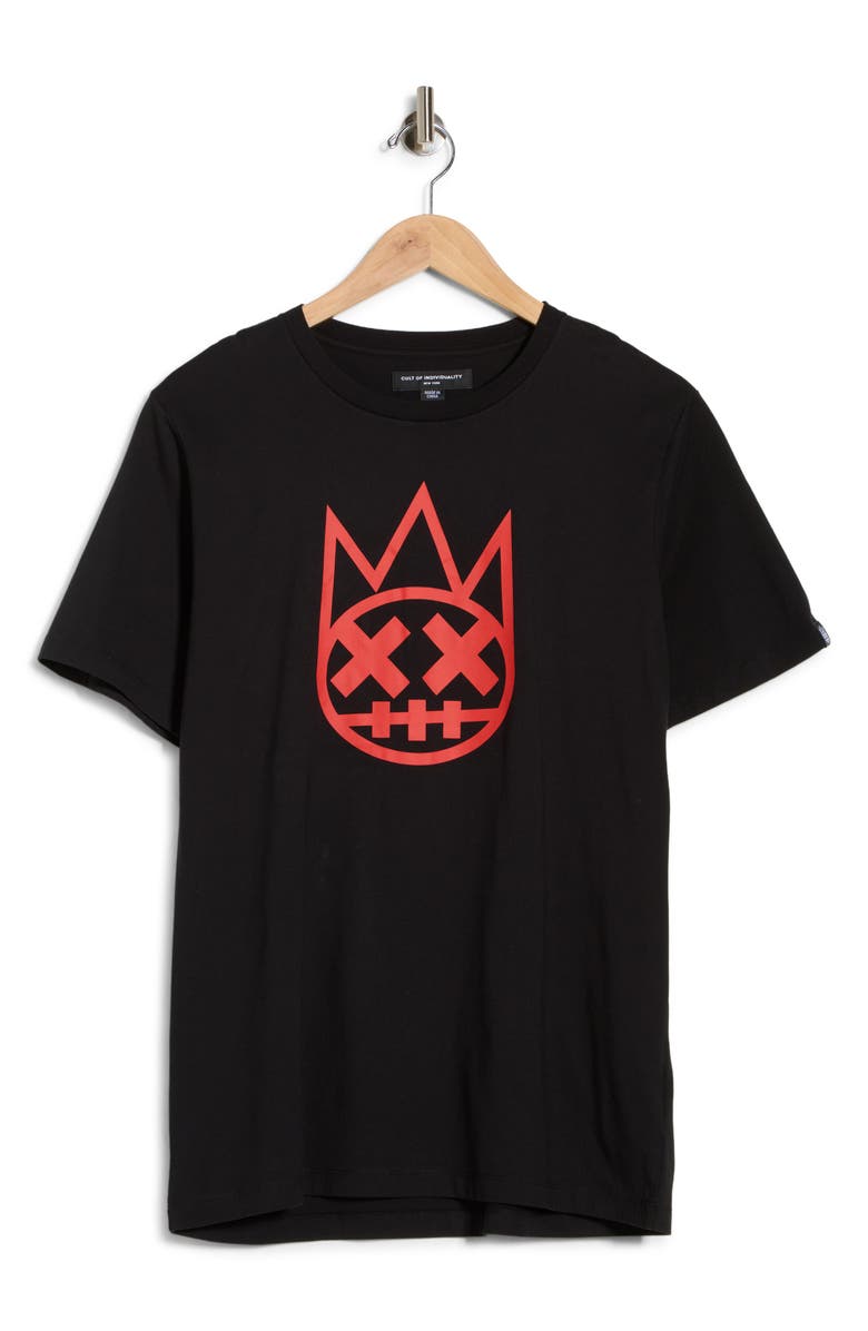 Cult of Individuality Shimuchan Logo Graphic T-Shirt, Main, color, Black
