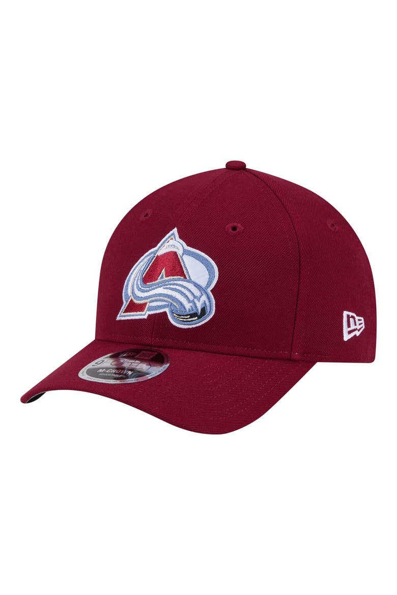 Men's New Era  Burgundy Colorado Avalanche COOLERA 9FORTY M-Crown Adjustable Hat, Main, color, Burgundy