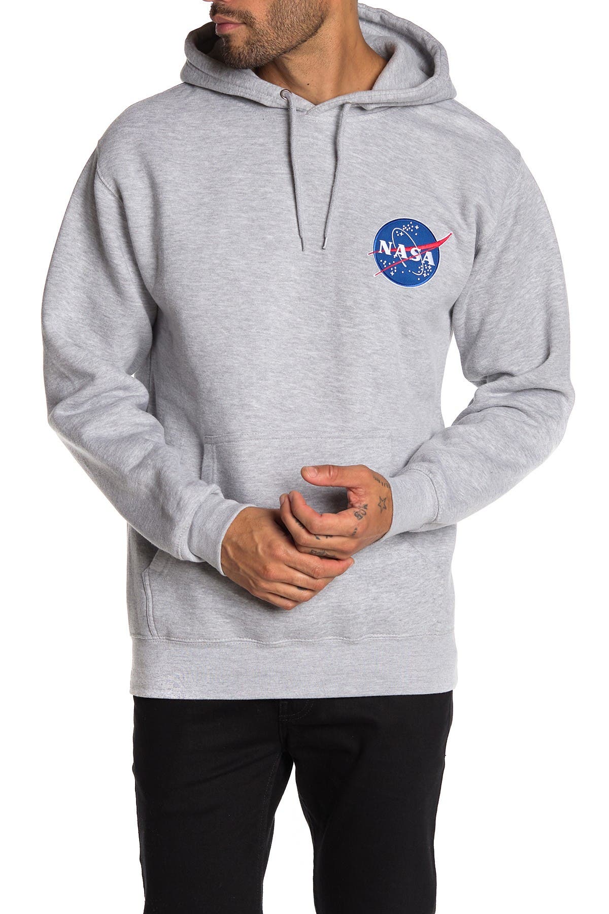 RETROFIT NASA Patch Hoodie Sweatshirt (Men) | Nordstromrack