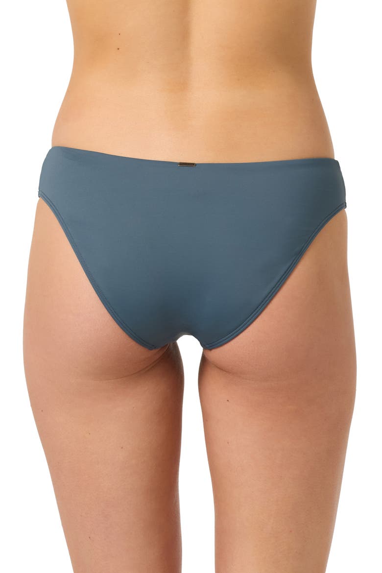 Saltwater Solids Bikini Bottoms, Alternate, color, SLATE