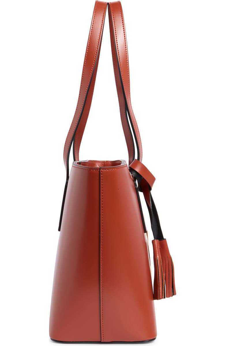 VALENTINO BY MARIO VALENTINO Prince Foreer Leather Tote Bag, Alternate, color, Rust