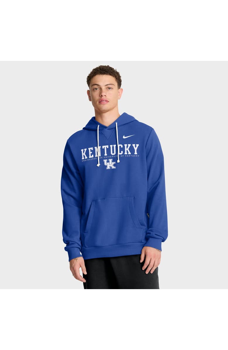 Nike Men's Nike Royal Kentucky Wildcats 2025 Sideline Standard Issue Dri-FIT Hoodie, Main, color, Royal