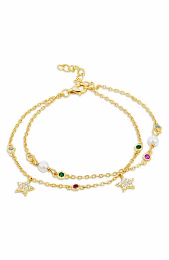 Sterling Silver Star Chain Bracelet