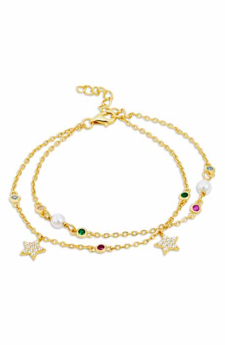 Sterling Silver Star Chain Bracelet
