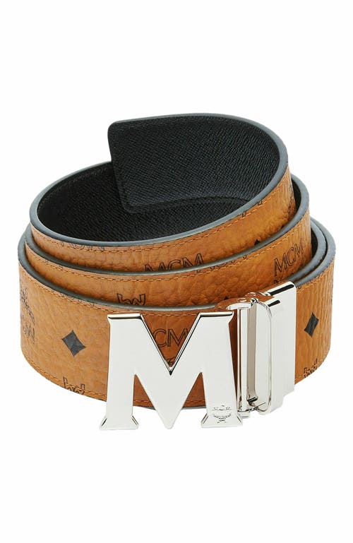 Mcm Claus M Reversible Belt 1.75" In Brown