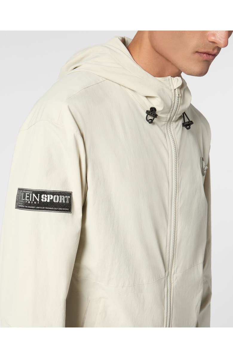 PLEIN SPORT Technical Nylon Jacket Ls Scratch Men, Alternate, color, Grey