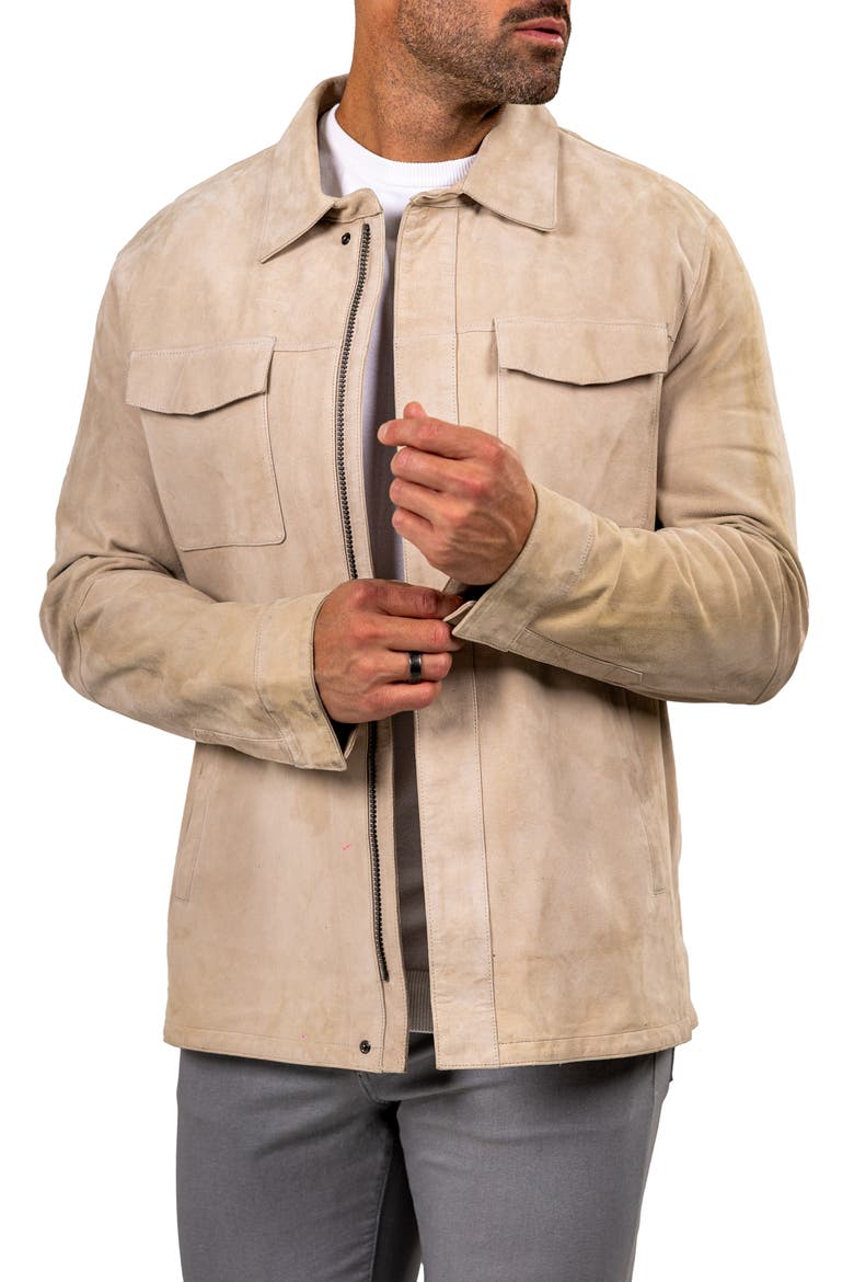 Leather Jacket, Alternate, color, WHITE