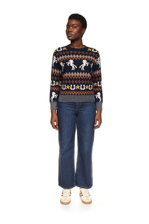 Rodeo Fairisle Crew