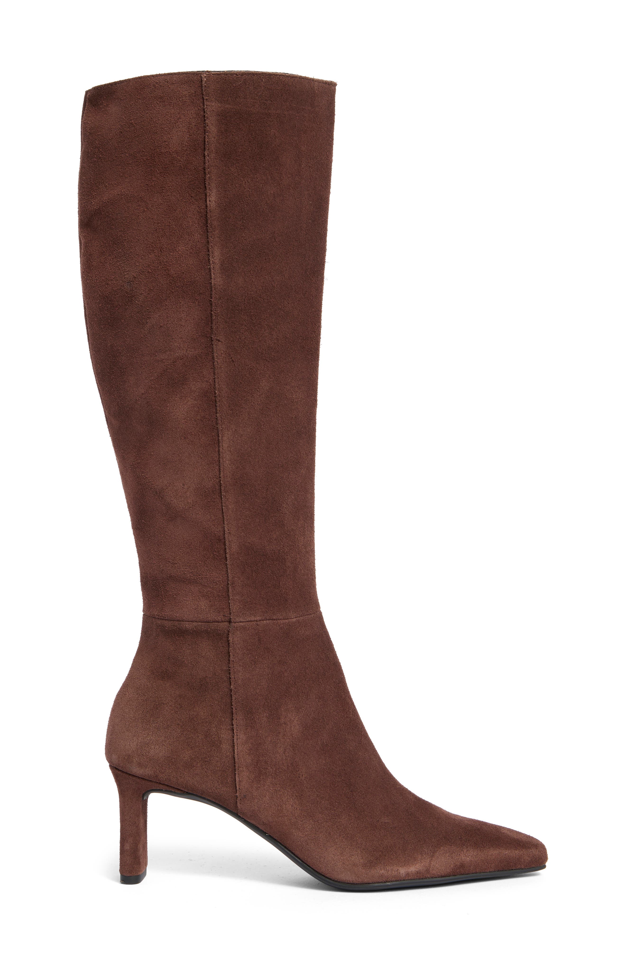 Dolce Vita Gannon Knee High Boot, Alternate, color, Mahogany Suede