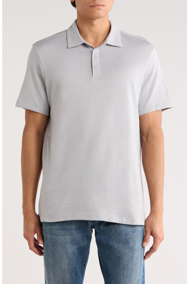 Artemis Cotton Polo, Main, color, MONUMENT GREY