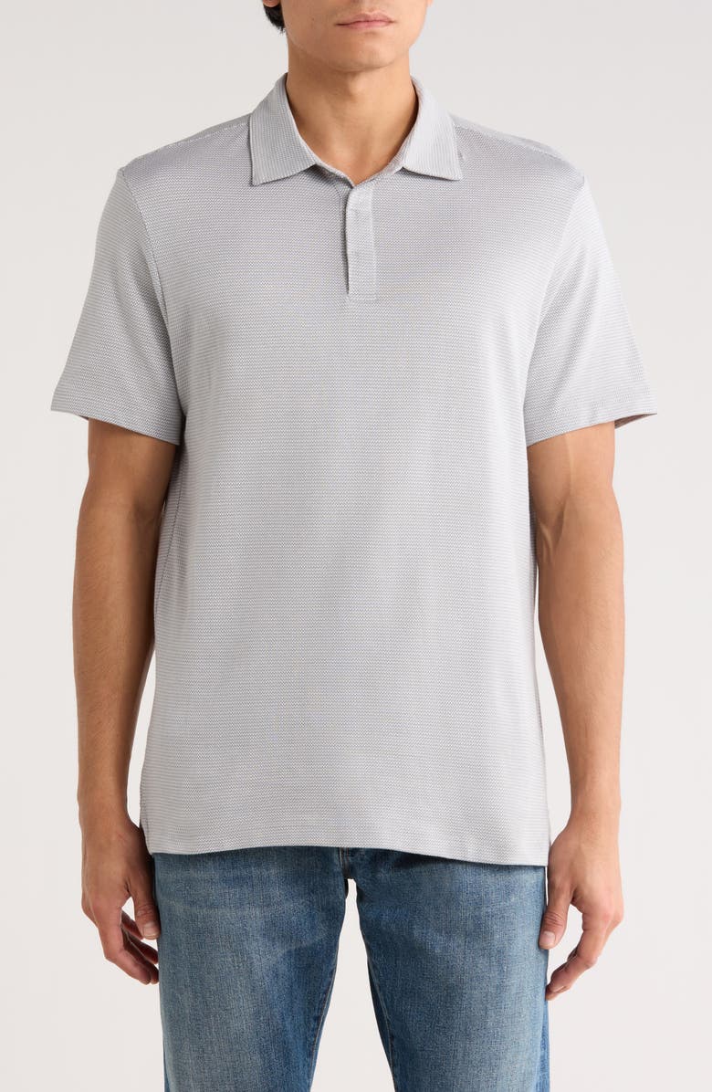 Robert Barakett Artemis Cotton Polo, Main, color, Monument Grey