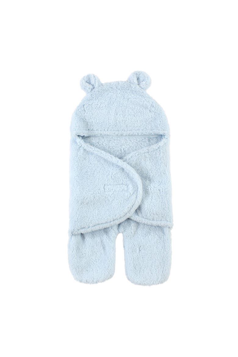 Cozy Fluffy Animal Print Stroller Footmuff, Main, color, Lt Blue