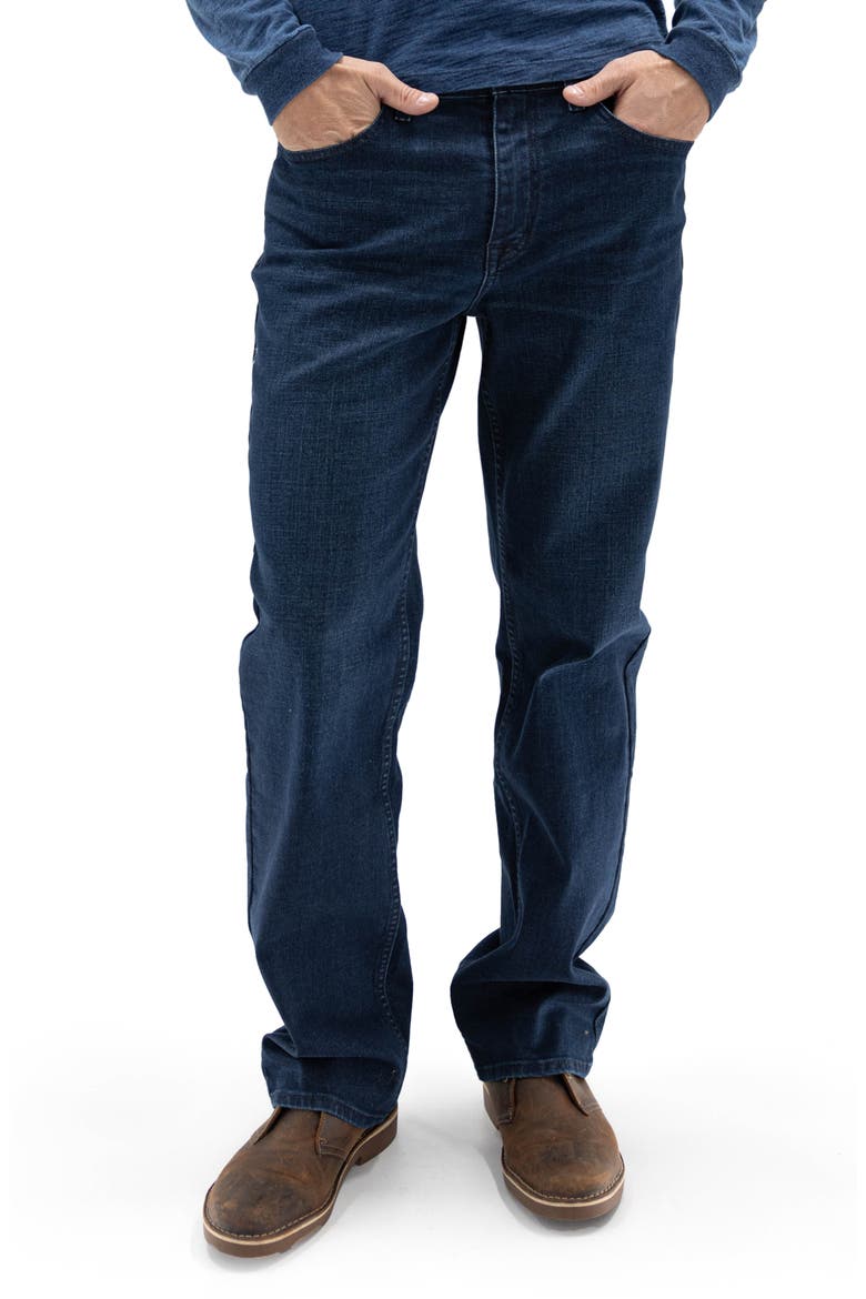 Relaxed Straight Leg Jeans, Main, color, ROCKY FACE
